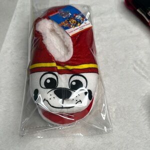 Paw Patrol Slipper Socks Slip Resistance Size Shoe 8-13 Size 4T-5T